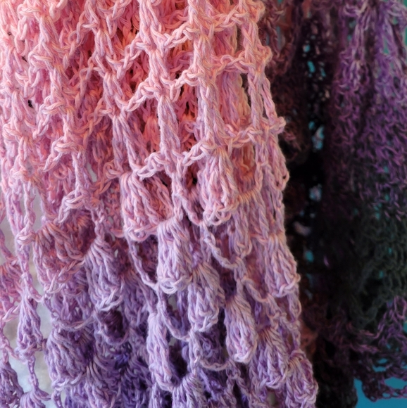 SOLD Purple Ombre Circle Festival Maxi Best Jacket - Picture 10 of 10